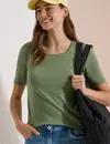 Cecil Basic T-Shirt Lena - Matcha Green