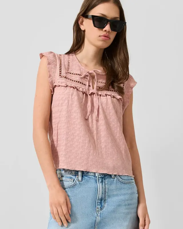 QS by S. Oliver Structured Blouse - Pink