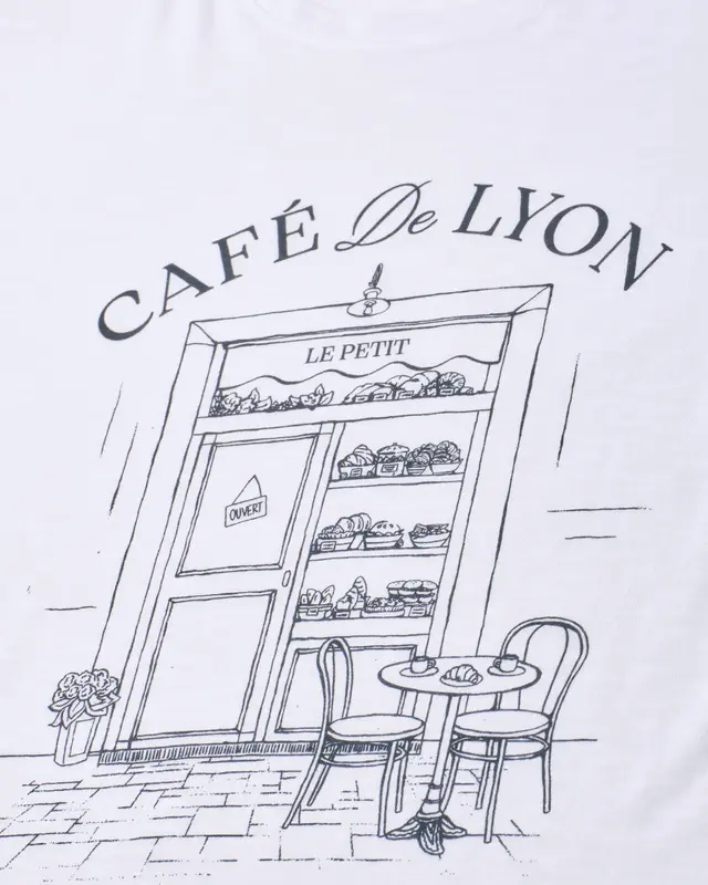 Street One Shirt with Frontprint - White