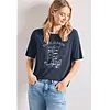 Shirt mit Frontprint - Darkest Blue
