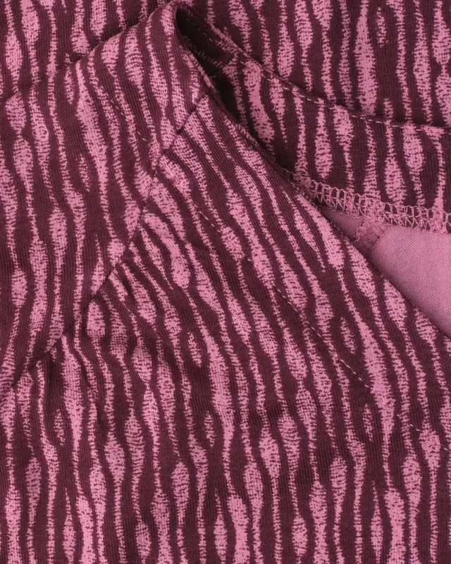 Street One Shirt with Elastic - Blush Berry