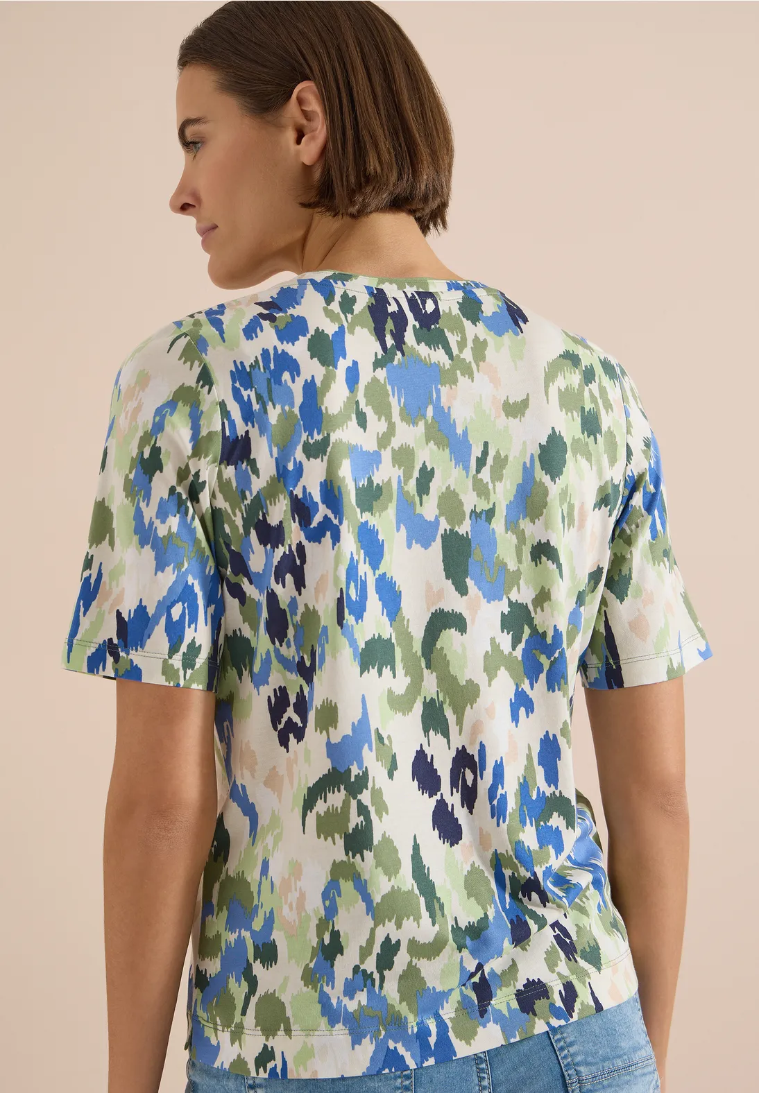 Cecil Shirt with Slit - Cashmere Beige