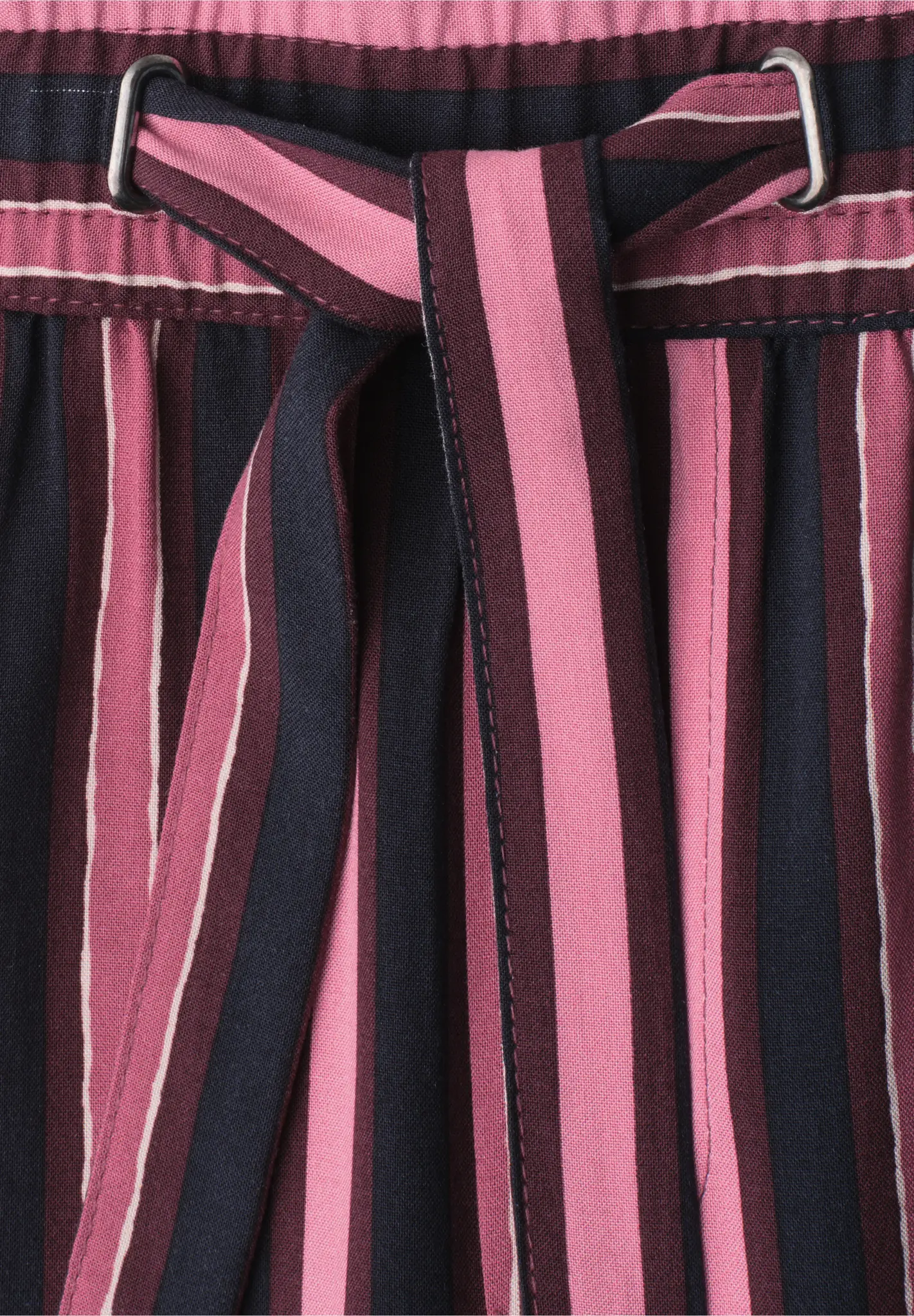 Street One Wide Leg Broek met Strepen Emee - Dark Clouded Blush