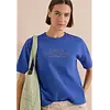 Sweatshirt mit Stickerei - Deep River Blue
