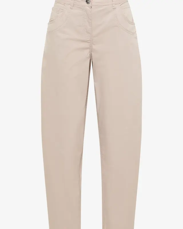 Cecil Barrel Broek Papertouch Scarlett - Cashmere Beige