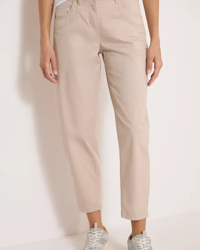 Cecil Barrel Hose Papertouch Scarlett - Cashmere Beige