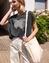 Street One Studio Shirt Washed Look - Washed Out Grey