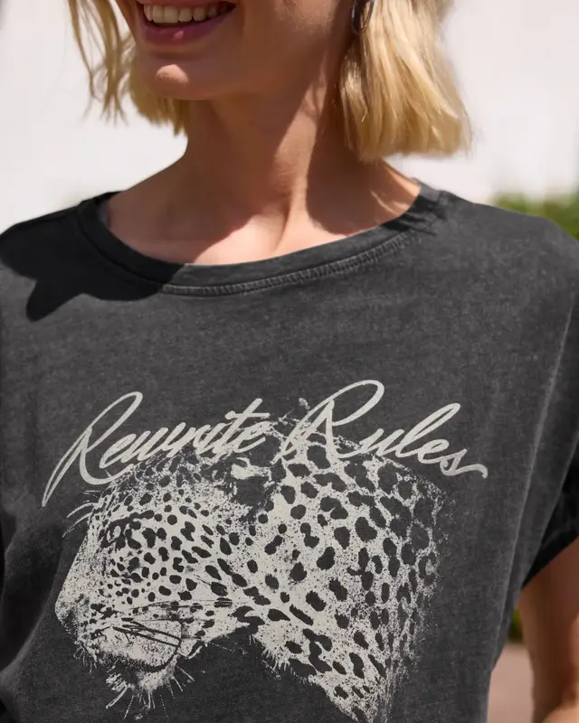 Street One Studio Shirt Washed Look - Washed Out Grey