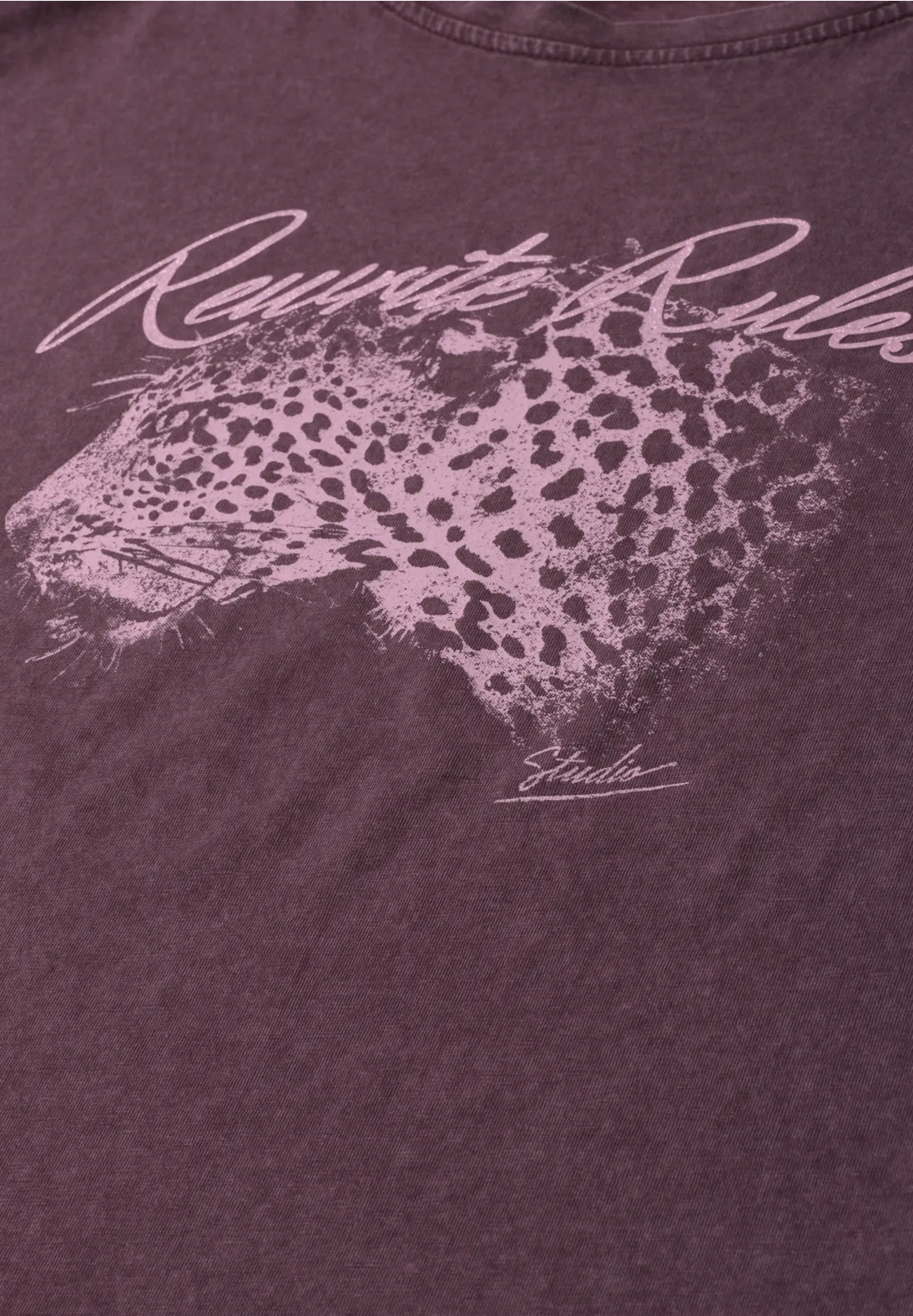 Street One Studio Shirt Washed Look - Very Berry