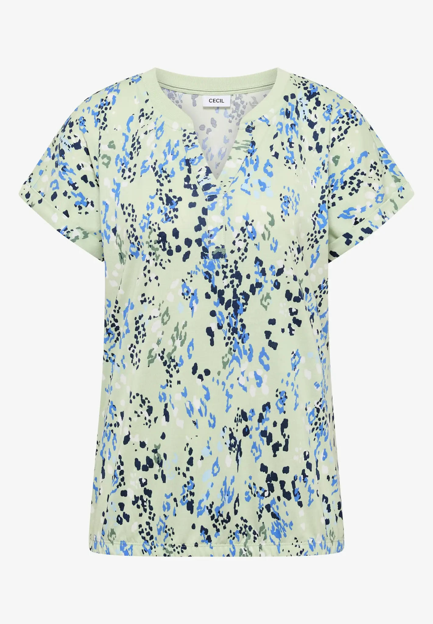 Cecil Shirt mit Print - Raw Matcha Lime