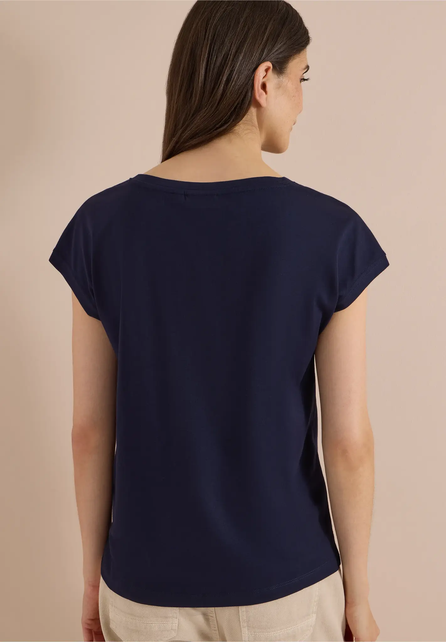 Cecil Shirt met Opdruk - Urban Dark Blue