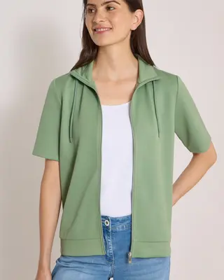 Cecil Jack Kurzarm- Deep Matcha Green