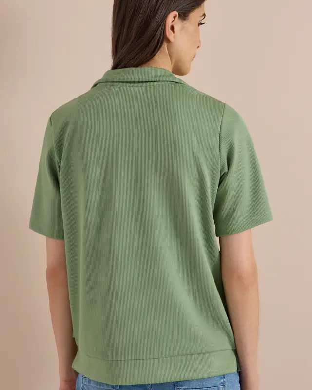 Cecil Jack met Korte Mouwen - Deep Matcha Green