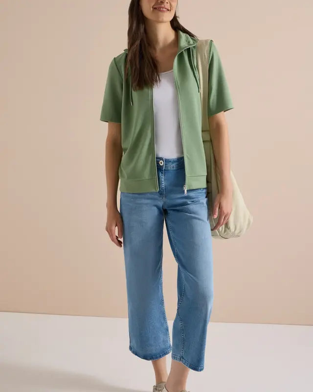 Cecil Jack met Korte Mouwen - Deep Matcha Green