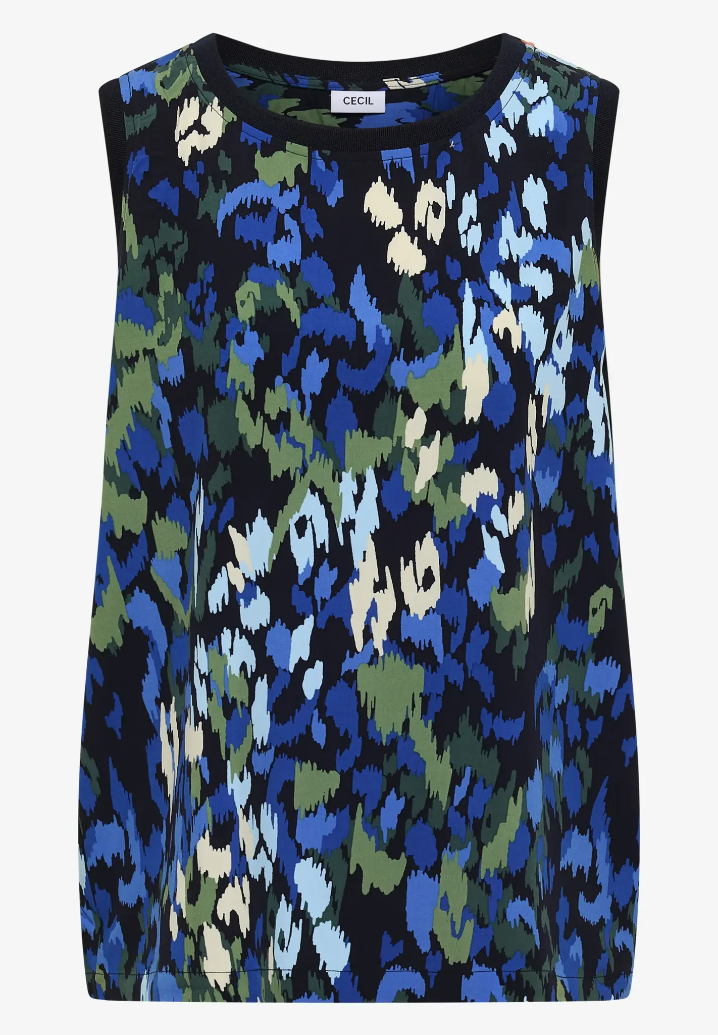 Cecil Blusentop mit Print - Urban Dark Blue