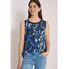 Blousetop met Print - Urban Dark Blue