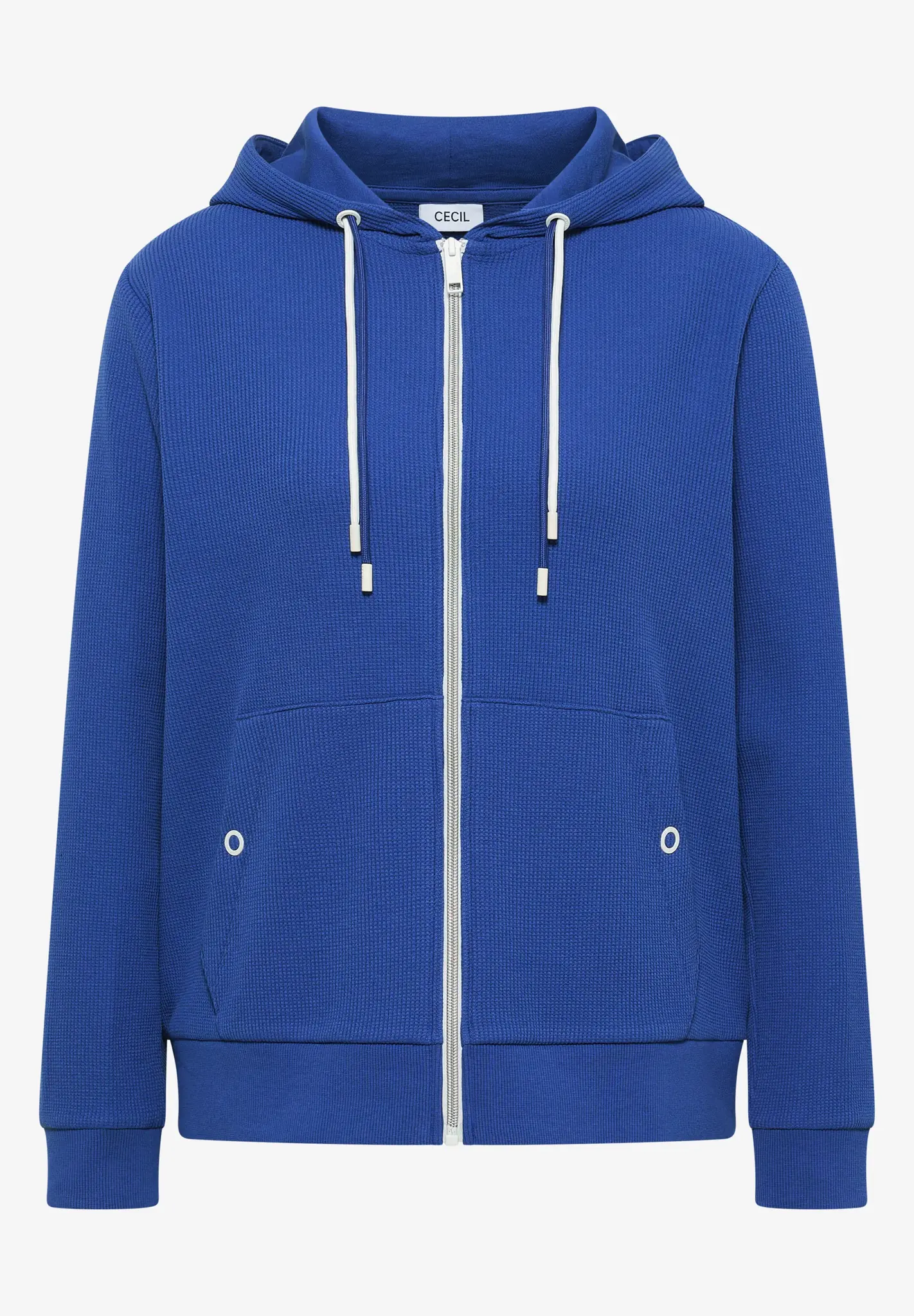 Cecil Vest met Capuchon - Deep River Blue