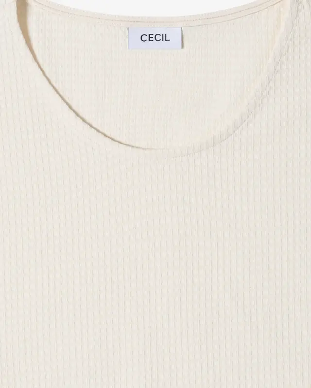 Cecil Shirt with Structure - Vanilla White