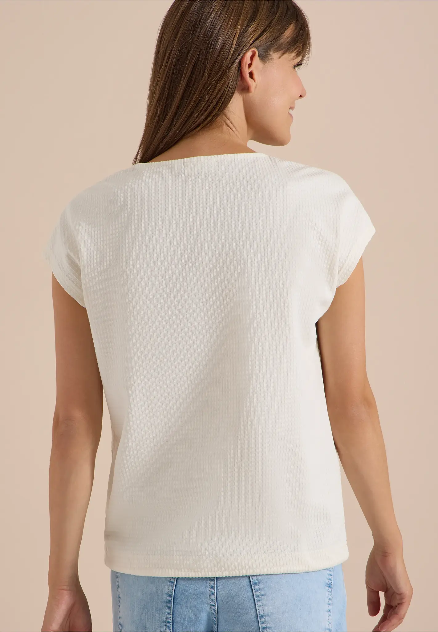 Cecil Shirt with Structure - Vanilla White