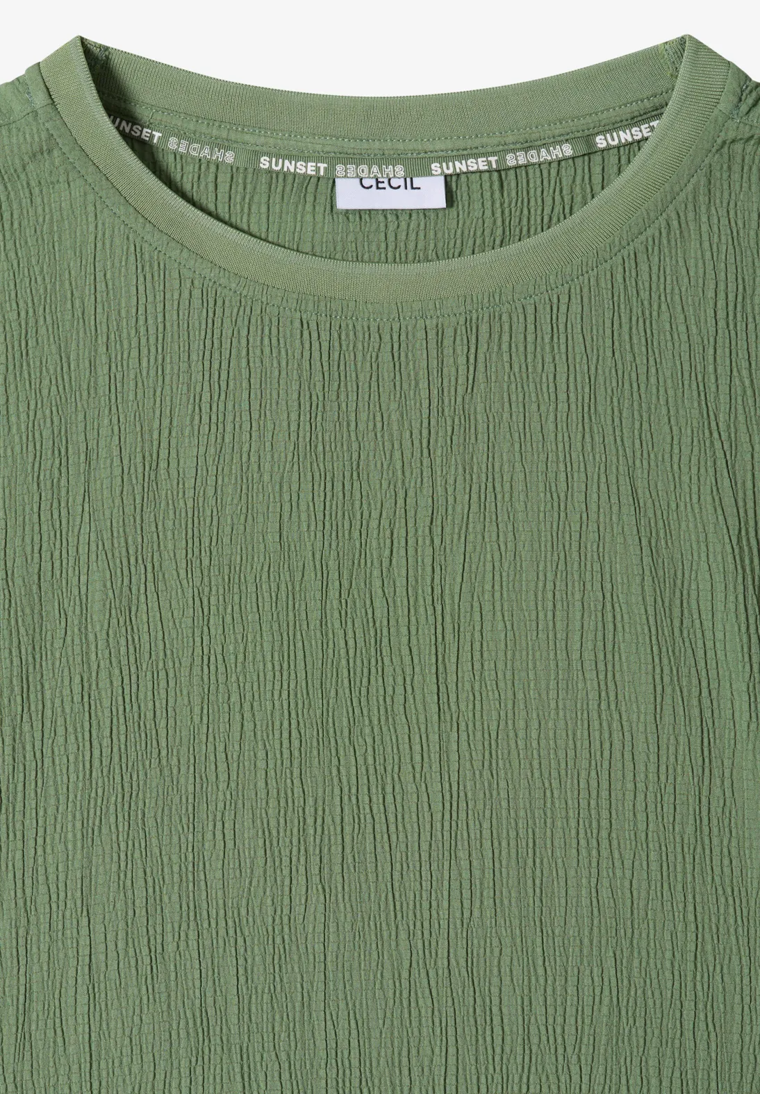 Cecil Bluse - Deep Matcha Green