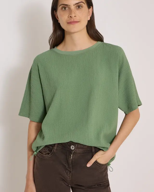 Cecil Blouse - Deep Matcha Green