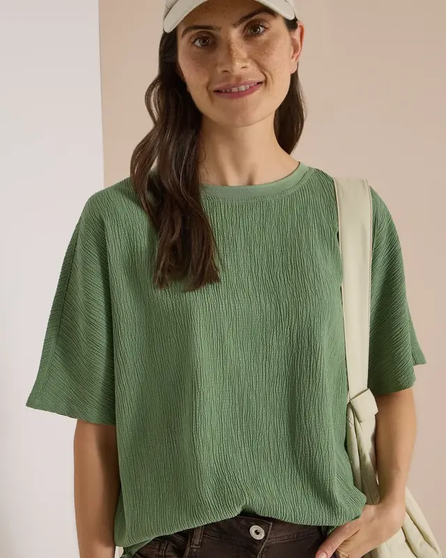 Cecil Blouse - Deep Matcha Green