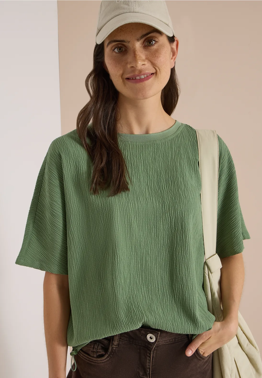 Cecil Blouse - Deep Matcha Green
