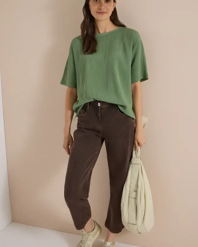 Cecil Blouse - Deep Matcha Green
