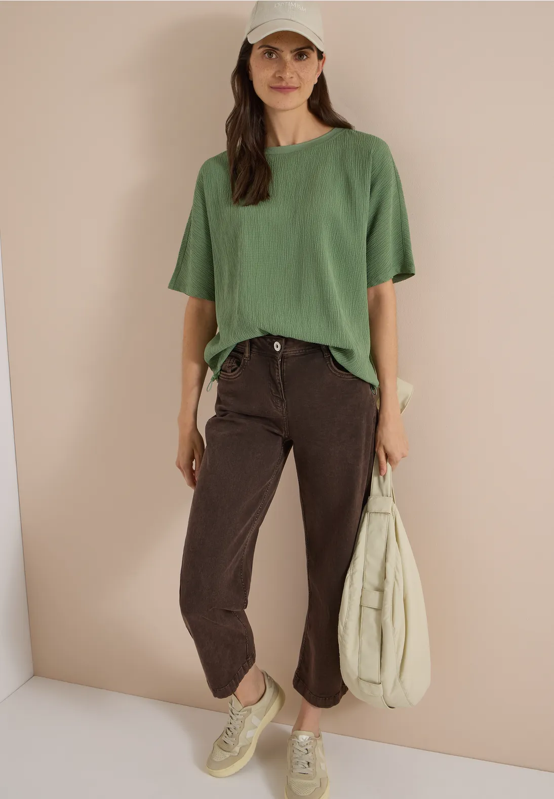 Cecil Blouse - Deep Matcha Green