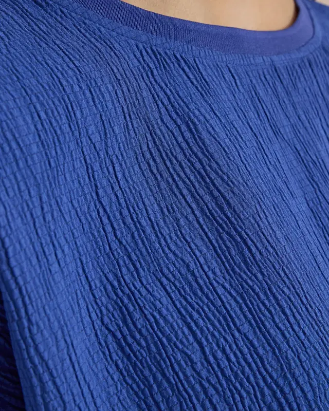 Cecil Bluse - Deep River Blue