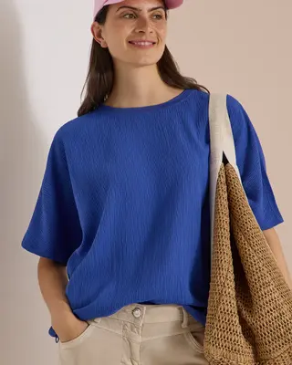 Cecil Blouse - Deep River Blue