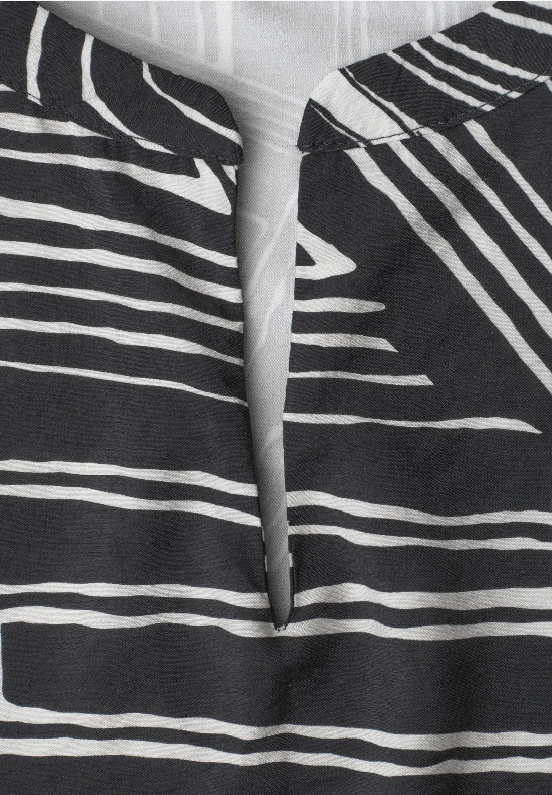 Street One Shirt met Split - Darkest Blue