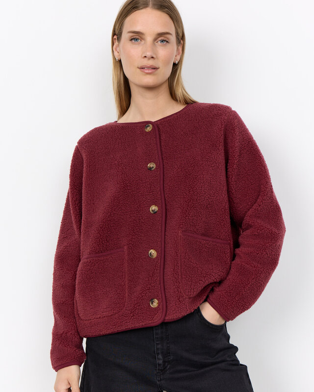 Soyaconcept Cardigan Onyx 2 - Oxblood Red