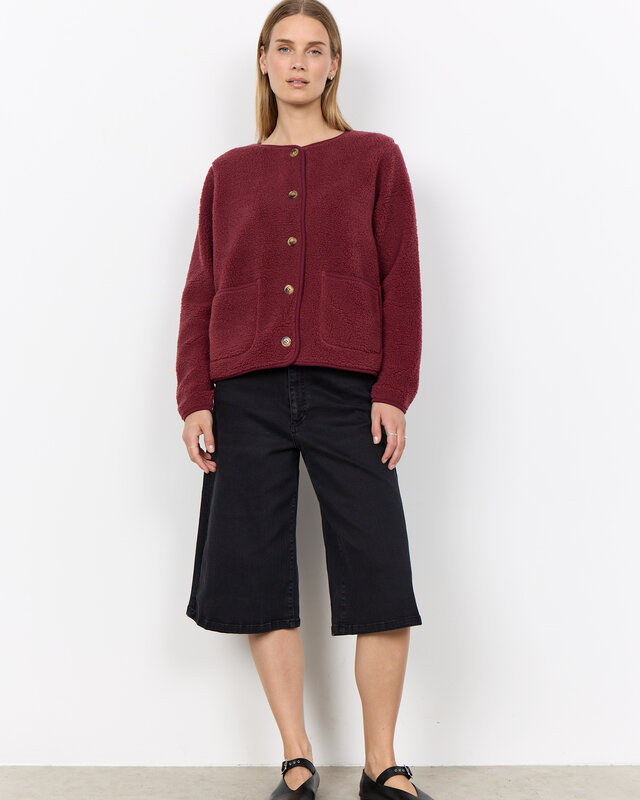 Soyaconcept Cardigan Onyx 2 - Oxblood Red