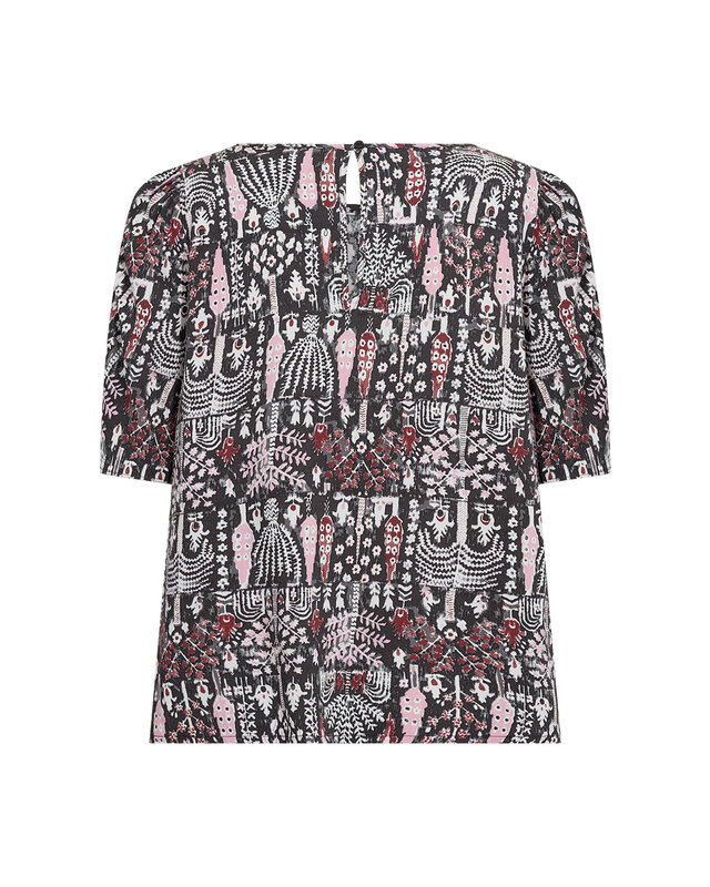 Soyaconcept Bluse Golfi 1 - Oxblood Red Combi