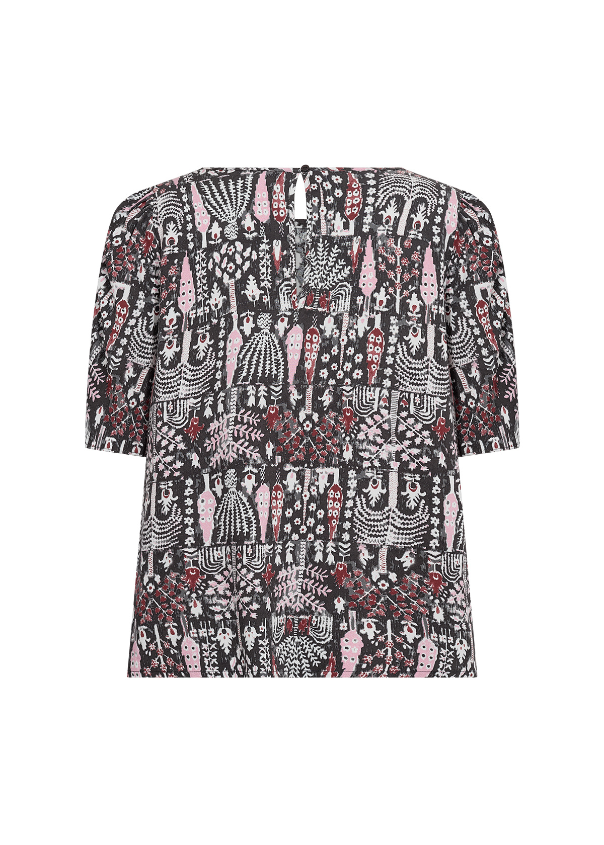 Soyaconcept Blouse Golfi 1 - Oxblood Red Combi