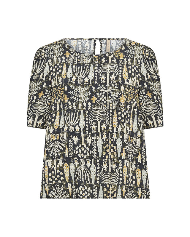 Soyaconcept Blouse Golfi 1 - Grape Leaf Combi