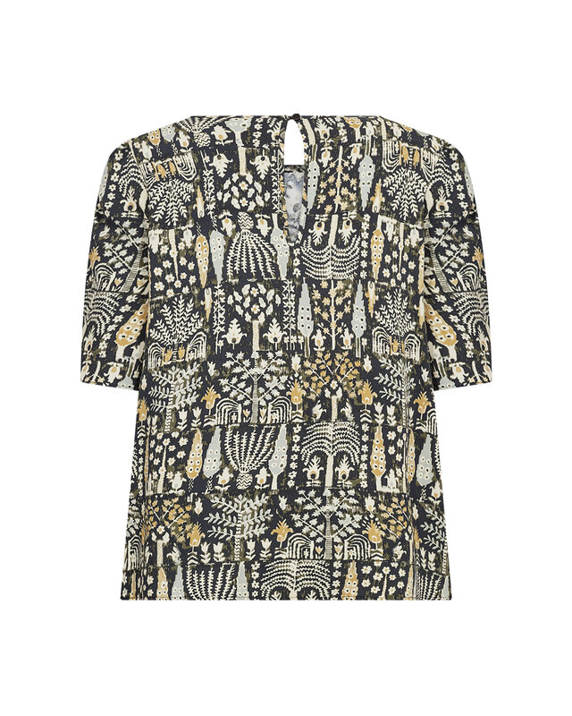 Soyaconcept Blouse Golfi 1 - Grape Leaf Combi