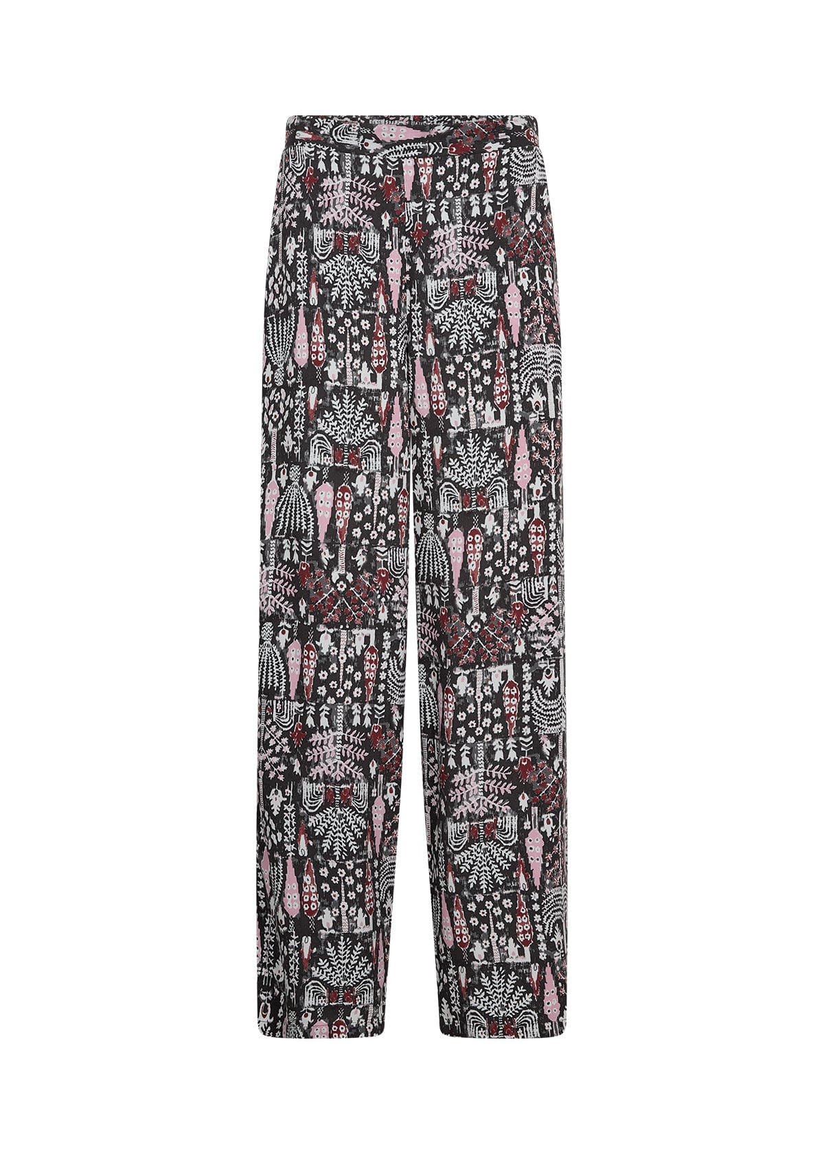 Soyaconcept Pants Golfi 4-C - Oxblood Red Combi