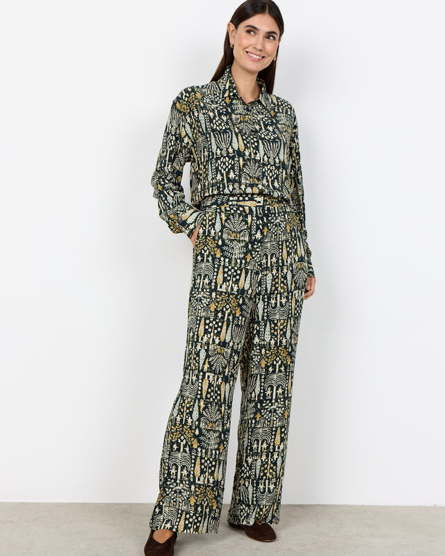 Soyaconcept Broek Golfi 4-C - Grape Leaf Combi