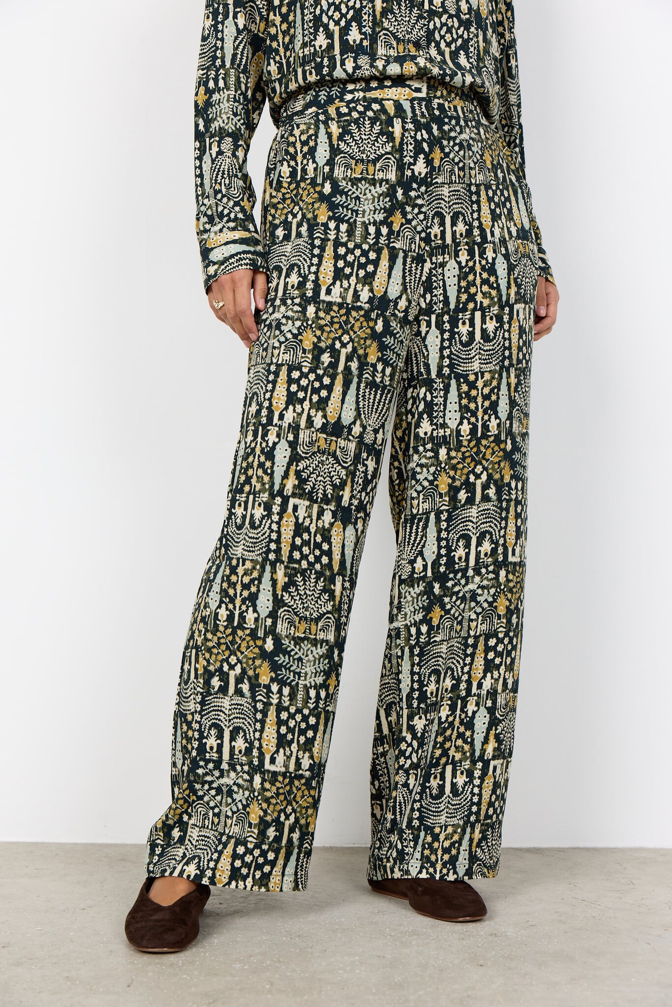 Soyaconcept Broek Golfi 4-C - Grape Leaf Combi
