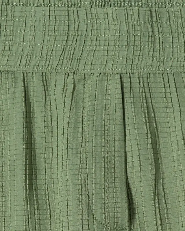 Cecil Wide Leg Hose Neele - Deep Matcha Green