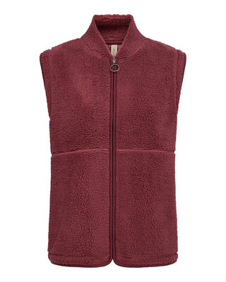 Soyaconcept Vest Onyx 3 - Oxblood Red