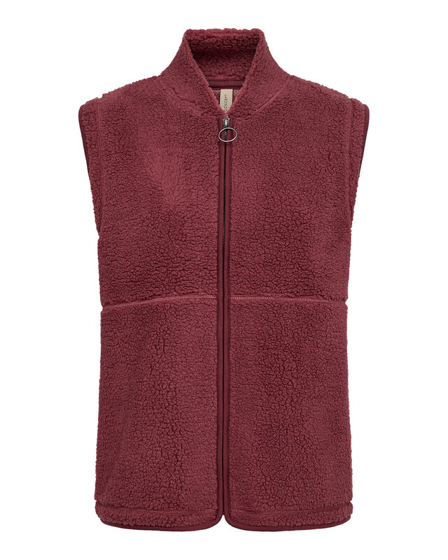 Soyaconcept Vest Onyx 3 - Oxblood Red