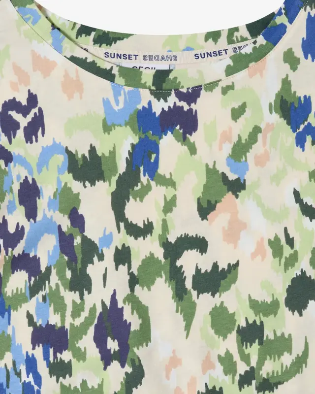 Cecil Shirt mit Print - Cashmere Beige