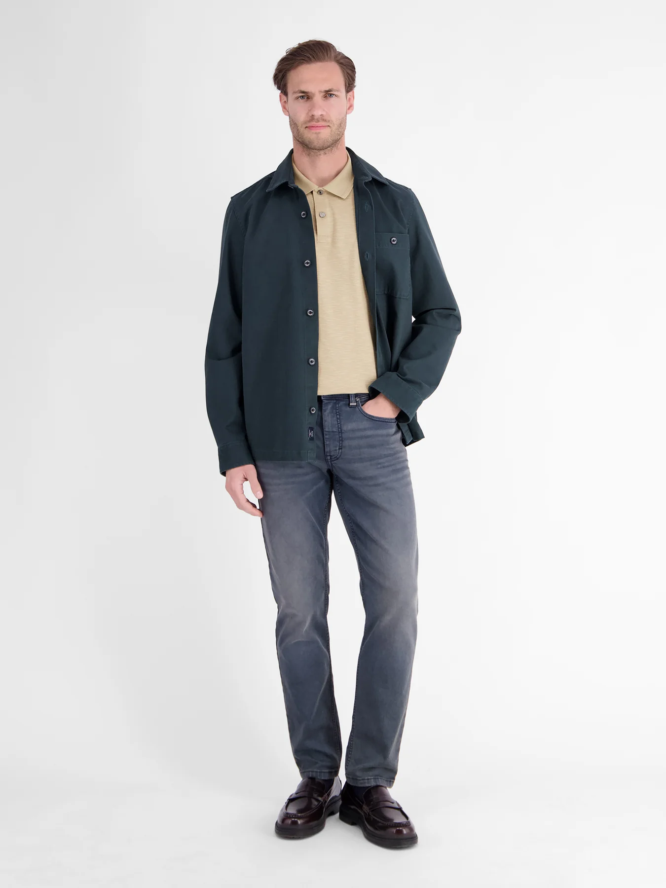 Lerros Poloshirt - Gravel Beige