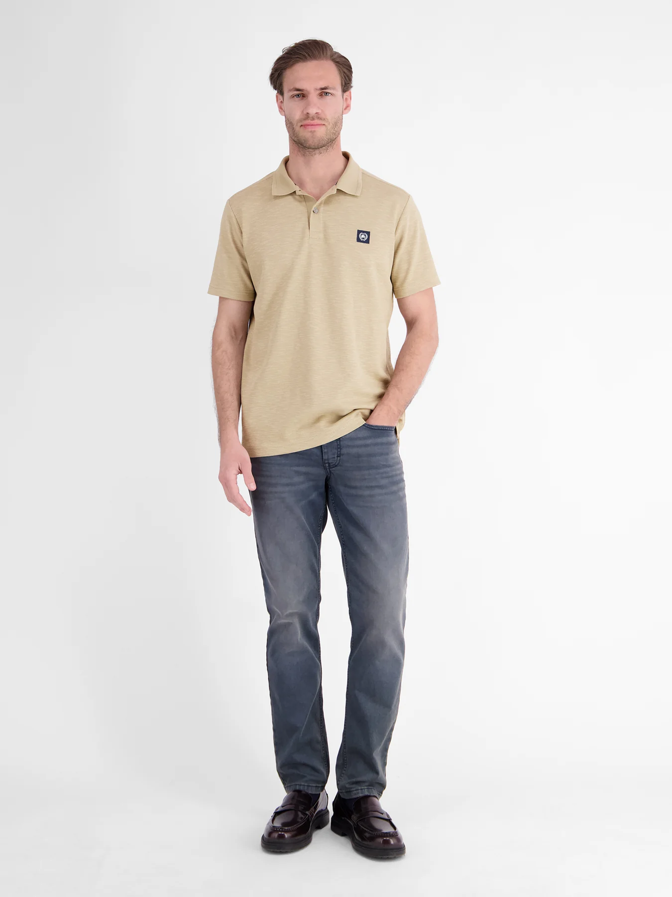 Lerros Poloshirt - Gravel Beige