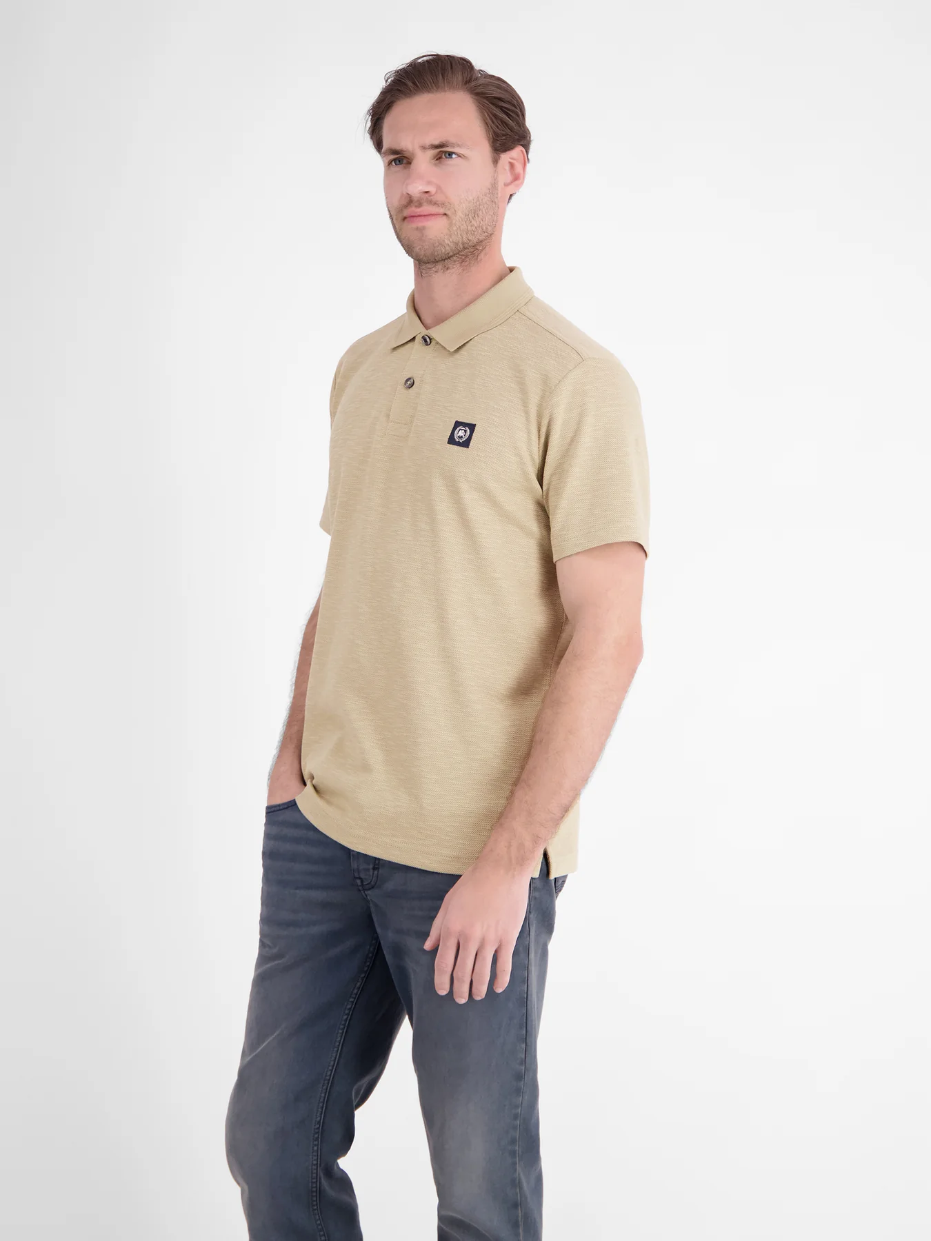 Lerros Poloshirt - Gravel Beige