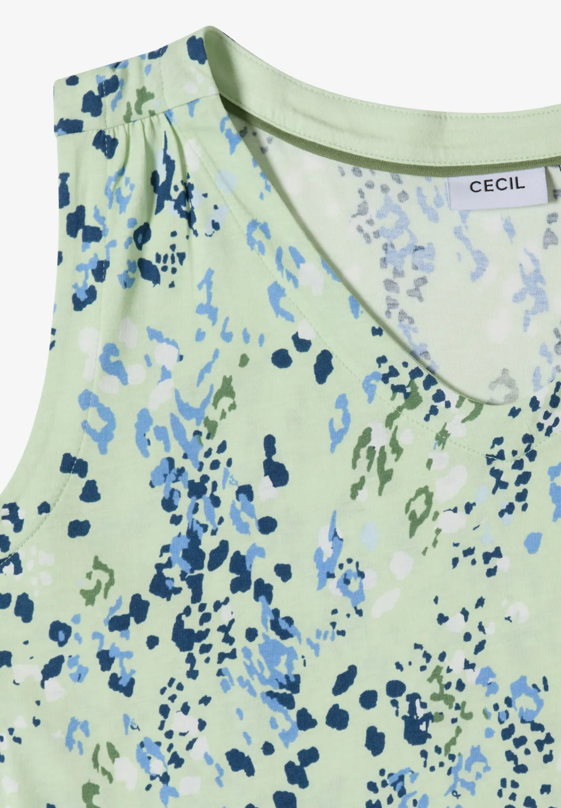 Cecil Top mit Print - Raw Matcha Lime
