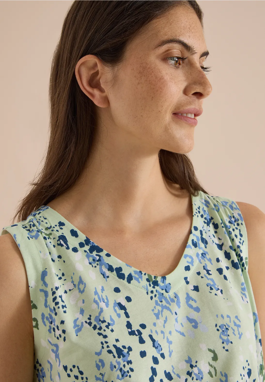 Cecil Top mit Print - Raw Matcha Lime